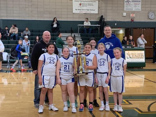 JV Girls Bulldogs Win Greater Hartford Parochial Championship